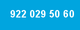 922 029 50 60 922 029 50 60